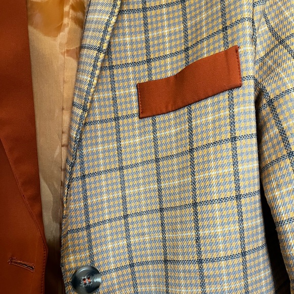 (SOLD) Multi-Print/Color Block Blazer - Picture 2 of 4